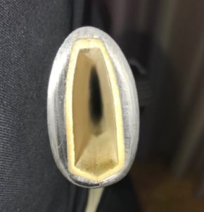 居合形稽古に使用している愛刀の鯉口